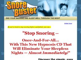 Go to: Snorebuster -- Stop Your Snoring Problem Forever!