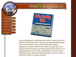 Go to: How To Make Money Teaching Guitar.