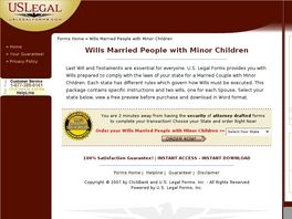 Go to: Wills Married People With Minor Children.