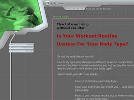 Go to: Find The Right Exercise For Your Body Type.