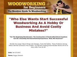 Go to: Woodworking For Beginners