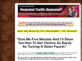 Go to: The Perpetual Traffic Generator.
