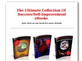 Go to: Ultimate Collection Of Self Improvement Ebooks - 19 Sites To Promote!