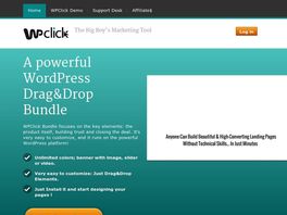 Go to: Wpclick Bundle - Build High-converting Landing Pages