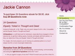 Go to: 24 Questions Equally Yoked in Thought and Deed