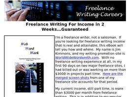 Go to: Make Money At Home Freelance Writing For The Web.