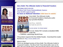 Go to: Zero Debt: The Ultimate Guide To Financial Freedom.