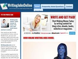 Go to: Writing Jobs 2019 | Get Paid To Write Online | $187 Per Sale