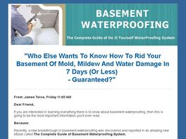 Go to: The Complete Guide Of Basement Waterproofing System