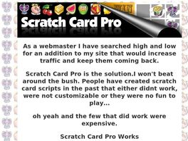 Go to: New Flash Scratch And Win Game.