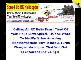 Go to: How To Speed Up Your Slow 3 Channel Rc Helicopter