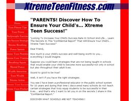 Go to: Xtreme Teen Success.. Empowering Principles For Every Child's Success.
