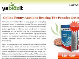 Go to: Online Penny Auctions: Beating The Pennies Out Of Them.