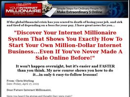 Go to: Your Internet Millionire System