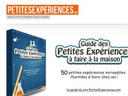 Go to: Guide D'activites Scientifiques Pour Enfants - Petitesexperiences.com