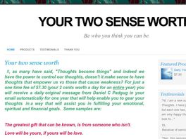 Go to: Your Two Sense Worth