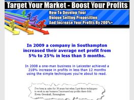 Go to: Target Your Market - Boost Your Profits