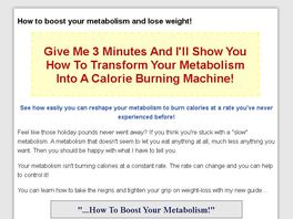 Go to: How to Boost Your Metabolism!