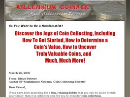 Go to: Numismatic Nirvana: Coin Collecting Secrets.
