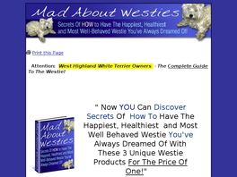 Go to: Unique Westie Dog Products.