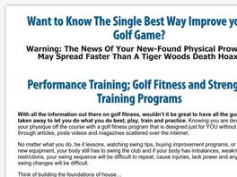 Go to: The Art Of Simple Golf