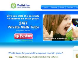 Go to: A Private Math Tutor Software For Grades 4th-6th