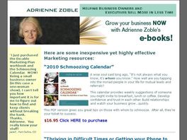 Go to: 50% Commissions On Adrienne Zoble's E-books!